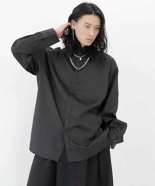 minsobi（ミンソビ）の「ハートチェーン二連ネックレス（ネックレス・メンズ・シルバー・FREE）」の2枚目の写真