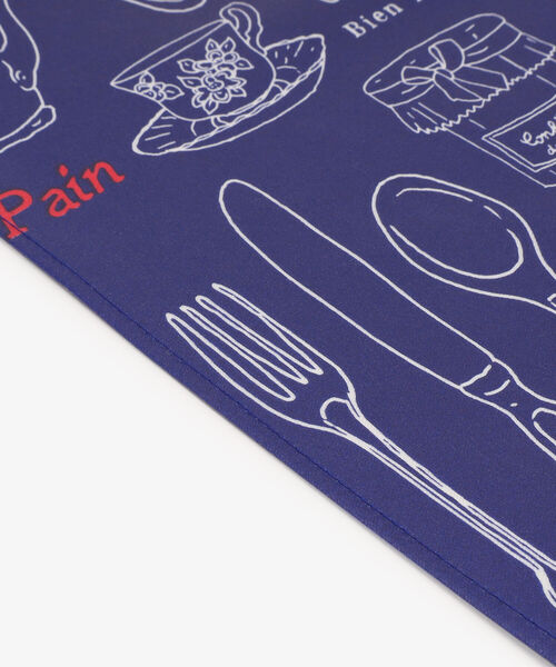 Afternoon Tea（アフタヌーンティー）の「ラミネートランチョンマット/イザベル・ボワノ（ランチョンマット/テーブルウェア・レディース・ネイビー/ホワイト・ONE SIZE）」の3枚目の写真
