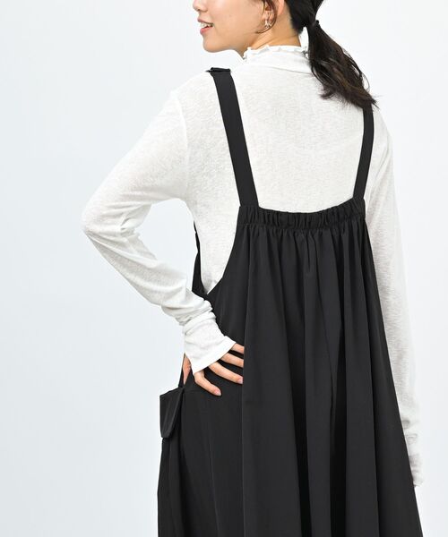 rps(アールピーエス)の「ハイネックユビヌキカットソー(Tシャツ/カットソー・レディース・ブラック/ブルー/グリーン/オフホワイト・フリー)」の7枚目の写真