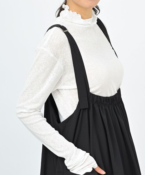 rps(アールピーエス)の「ハイネックユビヌキカットソー(Tシャツ/カットソー・レディース・ブラック/ブルー/グリーン/オフホワイト・フリー)」の10枚目の写真