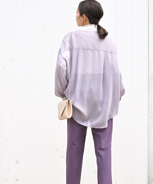 rps(アールピーエス)の「ハイネックユビヌキカットソー(Tシャツ/カットソー・レディース・ブラック/ブルー/グリーン/オフホワイト・フリー)」の17枚目の写真