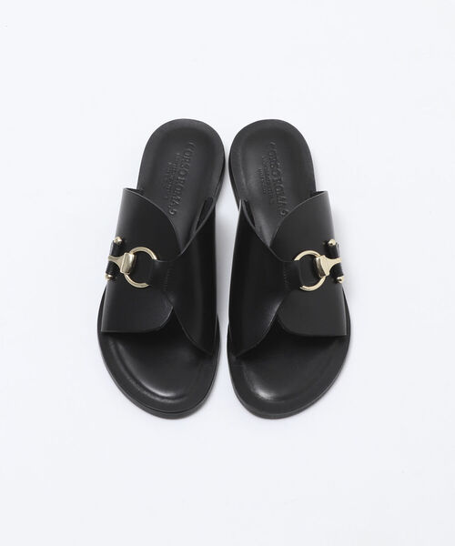 CORSO ROMA，9（コルソローマ）の「【CORSO ROMA 9/コルソローマノーヴェ】マルビットサンダル（サンダル・レディース・ブラック/ホワイト・36/37/38）」の7枚目の写真