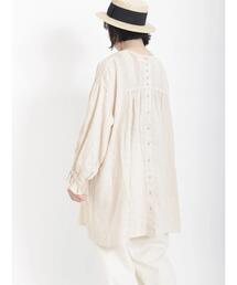 Samansa Mos2 | 【ETHICAL CRAFTS】アスデル加工前後着チュニック(チュニック)