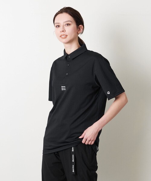 UNITED ARROWS ×テーラーメイドゴルフ ポロシャツ 長袖 ネイビー TaylorMade(テーラーメイド)の「【別注】<TaylorMade×UNITED