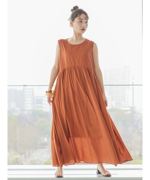 AMERICAN HOLIC（アメリカンホリック）の「バックリボンギャザーワンピース（ワンピース・レディース・ブラック/オレンジ・L/M）」の16枚目の写真