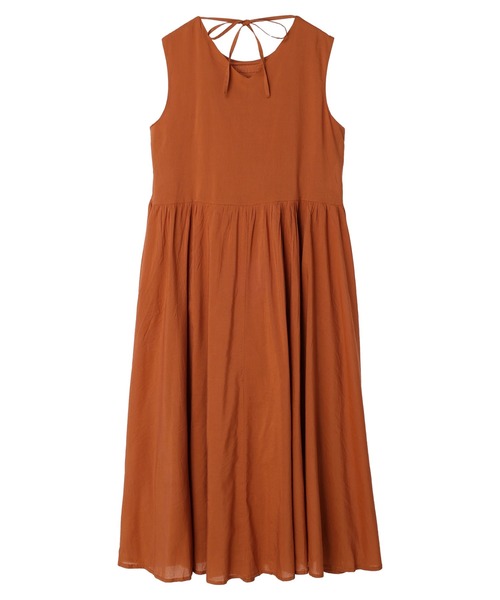 AMERICAN HOLIC（アメリカンホリック）の「バックリボンギャザーワンピース（ワンピース・レディース・ブラック/オレンジ・L/M）」の3枚目の写真