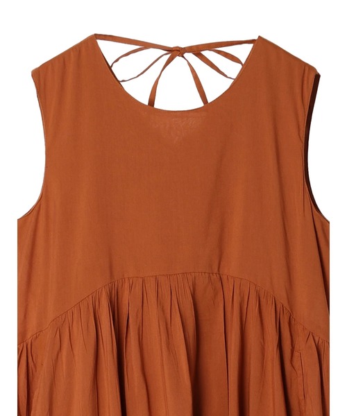 AMERICAN HOLIC（アメリカンホリック）の「バックリボンギャザーワンピース（ワンピース・レディース・ブラック/オレンジ・L/M）」の4枚目の写真