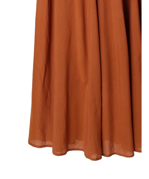 AMERICAN HOLIC（アメリカンホリック）の「バックリボンギャザーワンピース（ワンピース・レディース・ブラック/オレンジ・L/M）」の6枚目の写真