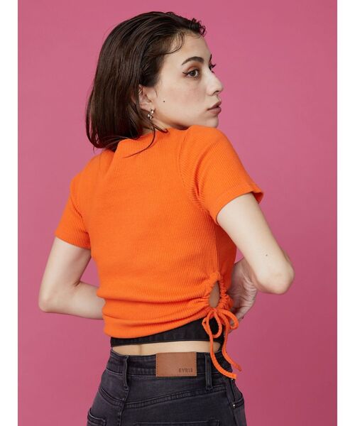 EVRIS（エヴリス）の「ウエストデザインフレアデニムパンツ（デニムパンツ・レディース・ブラック/ライトブルー・SMALL/MEDIUM）」の21枚目の写真