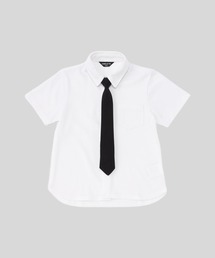 COMME CA ISM（コムサイズム）の「ネクタイ付き半袖シャツ(100-130cm)（シャツ/ブラウス・キッズ）」