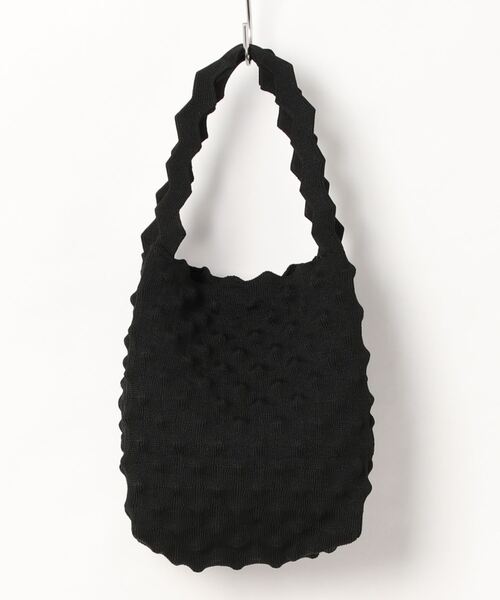 aimoha（アイモハ）の「ビビットカラーネット編みミニバッグ（ハンドバッグ・レディース・ベージュ/イエロー/ブラック/ライトグリーン/グリーン/パープル・FREE）」の11枚目の写真