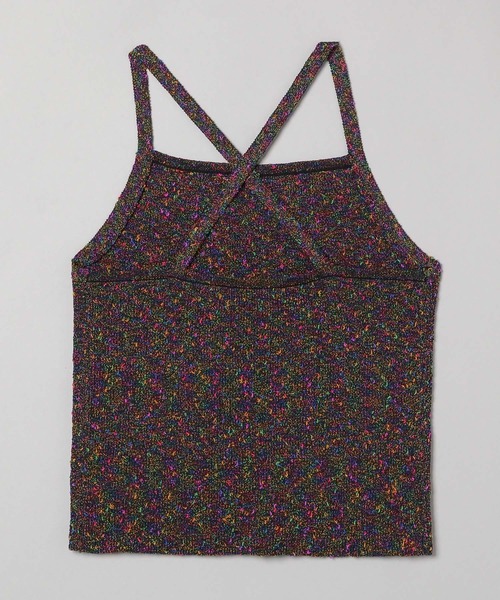 JEANASIS（ジーナシス）の「7Gノットヤーンキャミ/198076（キャミソール・レディース・マルチ/イエロー系その他/ブラウン系その他・FREE）」の4枚目の写真