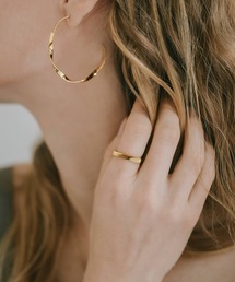 アクセサリー リング レディース シルバー925 シンプル スクエア【EOLOU イオル】
