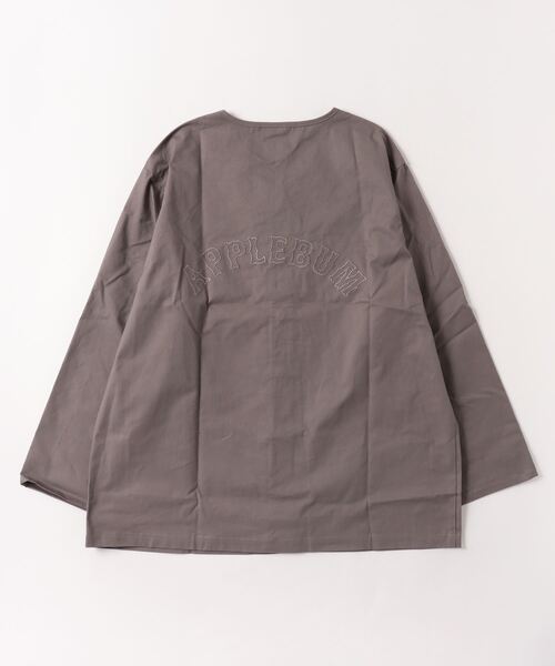 APPLEBUM（アップルバム）の「"鯉口" L/S Shirt（Tシャツ/カットソー・メンズ・ネイビー/グレー・X-LARGE/MEDIUM/LARGE）」の19枚目の写真