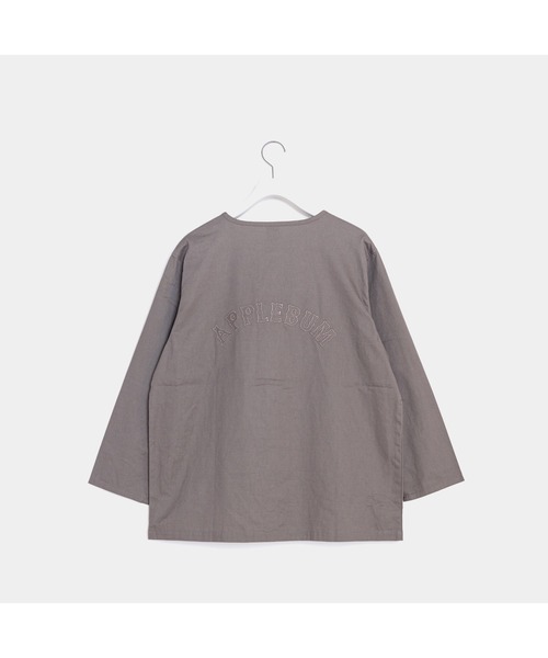 APPLEBUM（アップルバム）の「"鯉口" L/S Shirt（Tシャツ/カットソー・メンズ・ネイビー/グレー・X-LARGE/MEDIUM/LARGE）」の3枚目の写真