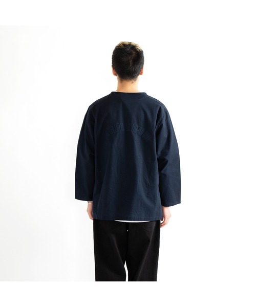APPLEBUM（アップルバム）の「"鯉口" L/S Shirt（Tシャツ/カットソー・メンズ・ネイビー/グレー・X-LARGE/MEDIUM/LARGE）」の12枚目の写真