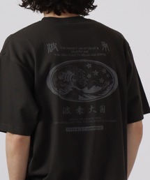 波達(NAMITATSU) | 波達(NAMITATSU) 5.6oz ヘビーウェイト プリント Tシャツ 半袖(Tシャツ/カットソー)