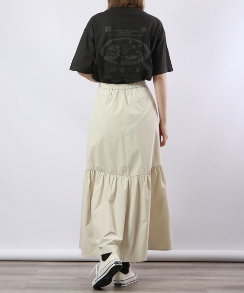 波達(NAMITATSU)（ナミタツ）の「波達(NAMITATSU) 5.6oz ヘビーウェイト プリント Tシャツ 半袖（Tシャツ/カットソー・メンズ・ブラック/グレー・M/L/LL）」の21枚目の写真