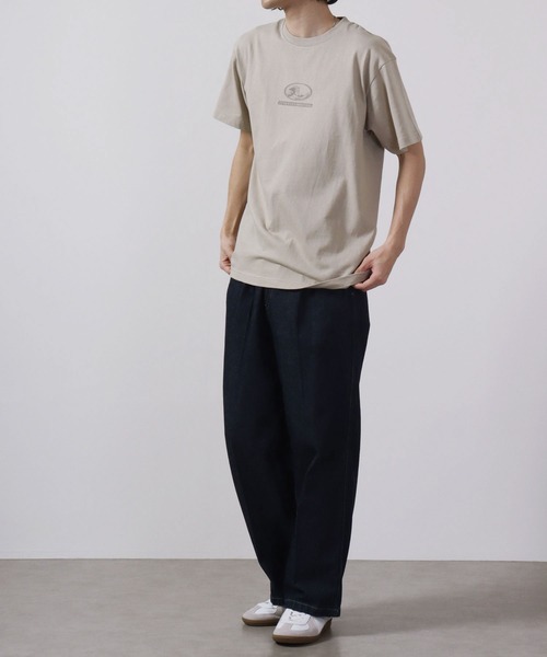 波達(NAMITATSU)（ナミタツ）の「波達(NAMITATSU) 5.6oz ヘビーウェイト プリント Tシャツ 半袖（Tシャツ/カットソー・メンズ・ブラック/グレー・M/L/LL）」の10枚目の写真