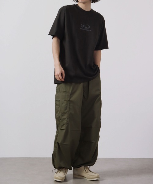 波達(NAMITATSU)（ナミタツ）の「波達(NAMITATSU) 5.6oz ヘビーウェイト プリント Tシャツ 半袖（Tシャツ/カットソー・メンズ・ブラック/グレー・M/L/LL）」の6枚目の写真