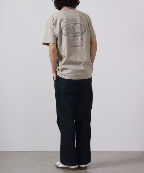 波達(NAMITATSU)（ナミタツ）の「波達(NAMITATSU) 5.6oz ヘビーウェイト プリント Tシャツ 半袖（Tシャツ/カットソー・メンズ・ブラック/グレー・M/L/LL）」の11枚目の写真