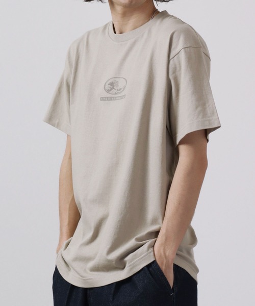 波達(NAMITATSU)（ナミタツ）の「波達(NAMITATSU) 5.6oz ヘビーウェイト プリント Tシャツ 半袖（Tシャツ/カットソー・メンズ・ブラック/グレー・M/L/LL）」の8枚目の写真