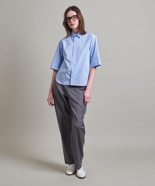 LOEFF（ロエフ）の「＜LOEFF＞CTN ブロード ハーフスリーブシャツ 