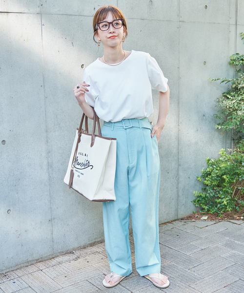 B.C STOCK（ベーセーストック）の「ビッグキャンバストート（トートバッグ・レディース・ブラック/ブラウン・FREE）」の6枚目の写真