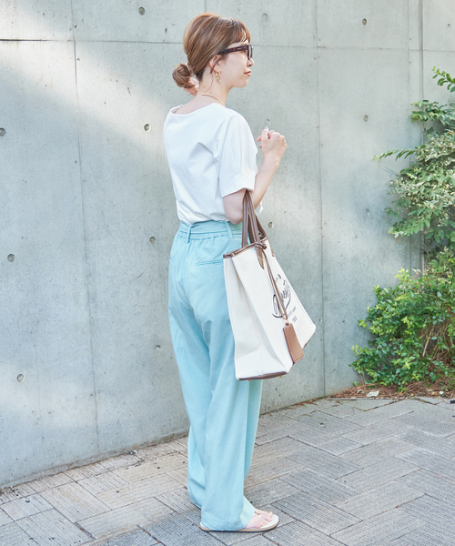 B.C STOCK（ベーセーストック）の「ビッグキャンバストート（トートバッグ・レディース・ブラック/ブラウン・FREE）」の7枚目の写真