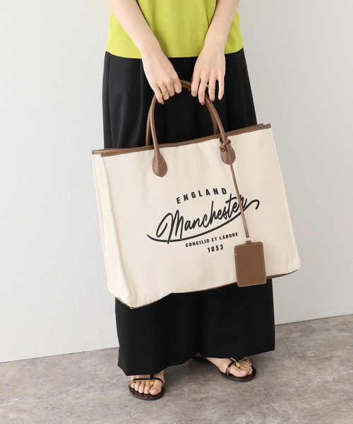 B.C STOCK（ベーセーストック）の「ビッグキャンバストート（トートバッグ・レディース・ブラック/ブラウン・FREE）」の11枚目の写真