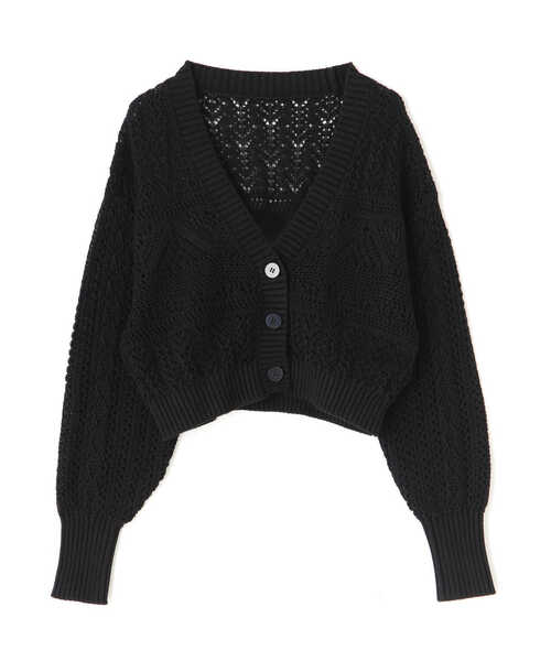 NATURAL BEAUTY BASIC（ナチュラルビューティーベーシック）の「◇レースカーディガン（カーディガン/ボレロ・レディース・オフホワイト/ブラック・FREE）」の16枚目の写真