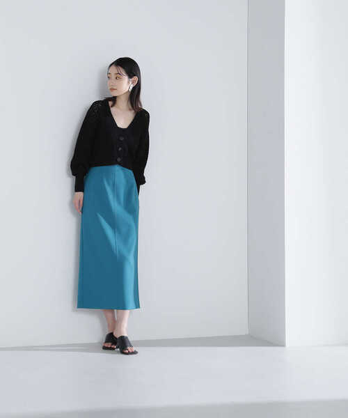 NATURAL BEAUTY BASIC（ナチュラルビューティーベーシック）の「◇レースカーディガン（カーディガン/ボレロ・レディース・オフホワイト/ブラック・FREE）」の17枚目の写真