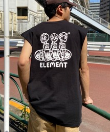 ELEMENT/エレメント×TIMBER!コラボモデル オーバーサイズ バックプリントタンクトップ/ノースリーブ BD021-352