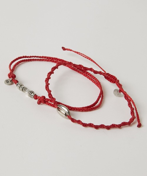 wakami(ワカミ)の「wakami/ワカミ 2 Strands アンクレット(アンクレット・メンズ・レッド/ブルー/オリーブ/ベージュ・FREE)」の22枚目の写真