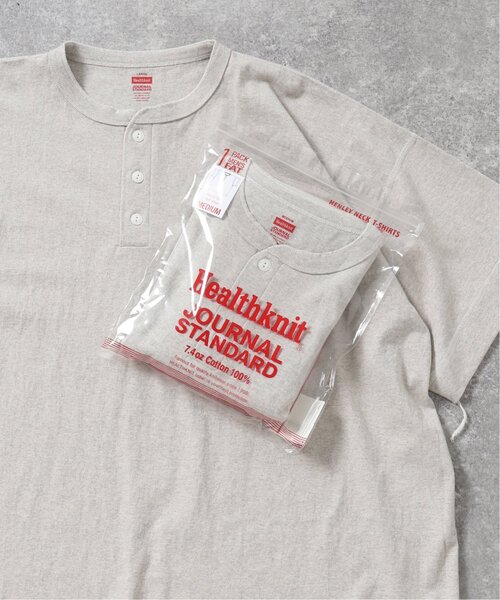 Healthknit × JOURNAL STANDARD / 別注 ヘンリーネックTシャツ
