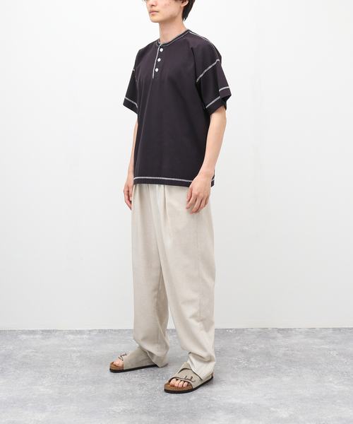 白黒セット　ヘルスニット ジャーナルスタンダード別注 ヘンリーネック ロンT Healthknit（ヘルスニット）の「Healthknit × JOURNAL STANDARD
