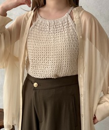 apres jour clair | 【apres jour clair】メッシュキャミソール【ZOZOTOWN限定アイテム】(キャミソール)