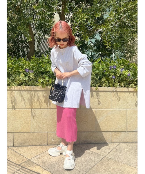 JUMELLE(ジュメロ)の「ロゴルーズカットソー(Tシャツ/カットソー・レディース・ホワイト/チャコール/オートミール・FREE)」の13枚目の写真