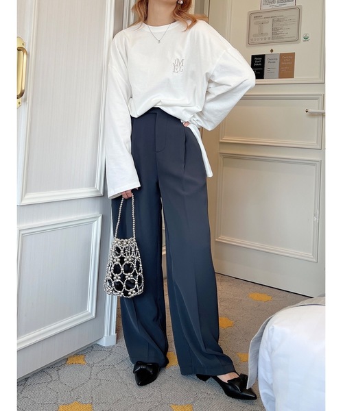 JUMELLE(ジュメロ)の「ロゴルーズカットソー(Tシャツ/カットソー・レディース・ホワイト/チャコール/オートミール・FREE)」の11枚目の写真