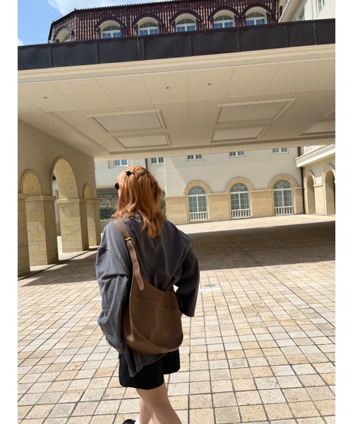 JUMELLE(ジュメロ)の「ロゴルーズカットソー(Tシャツ/カットソー・レディース・ホワイト/チャコール/オートミール・FREE)」の8枚目の写真