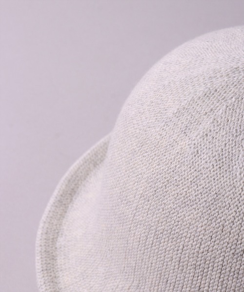 BAYBLO(ベイブロ)の「(CR)【ワイヤー入り】サーモ クローシェハット(ハット・レディース・ライトグレー/ブラック/オフホワイト・ONE SIZE)」の13枚目の写真