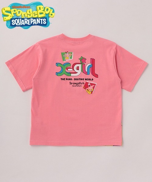 X-girl Stages（エックスガールステージス）の「【コラボ】キャラモチーフ半袖Tシャツ（Tシャツ/カットソー・キッズ・ピンク/イエロー・80ｃｍ/140cm/130cm/100cm/90cm/110cm/120cm）」の13枚目の写真