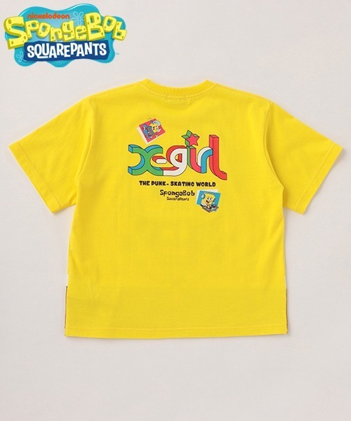 X-girl Stages（エックスガールステージス）の「【コラボ】キャラモチーフ半袖Tシャツ（Tシャツ/カットソー・キッズ・ピンク/イエロー・80ｃｍ/140cm/130cm/100cm/90cm/110cm/120cm）」の14枚目の写真