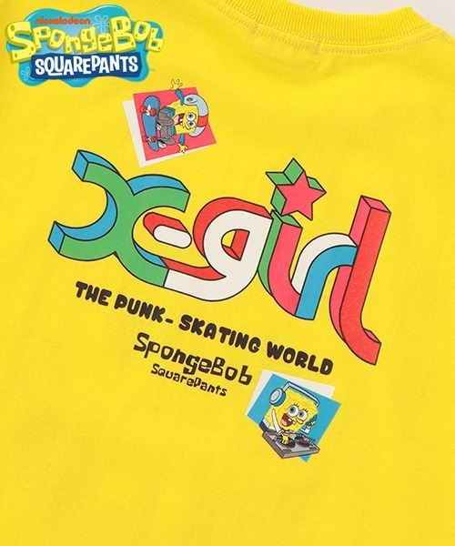 X-girl Stages（エックスガールステージス）の「【コラボ】キャラモチーフ半袖Tシャツ（Tシャツ/カットソー・キッズ・ピンク/イエロー・80ｃｍ/140cm/130cm/100cm/90cm/110cm/120cm）」の20枚目の写真