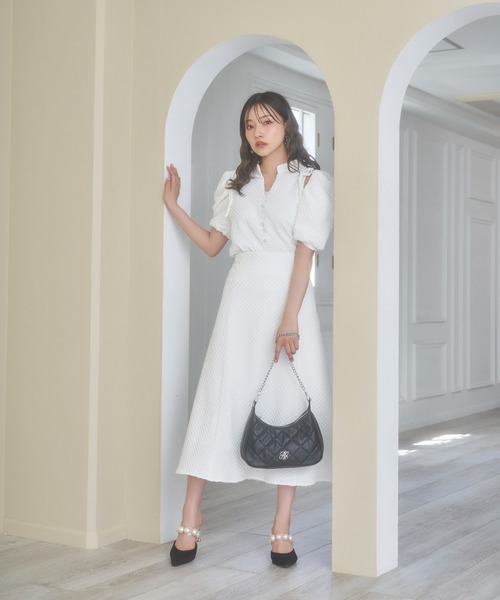 ANDGEEBEE（アンジービー）の「ポーチ付きキルティングショルダーバッグ（ショルダーバッグ・レディース・ブラック/アイボリー・FREE）」の19枚目の写真