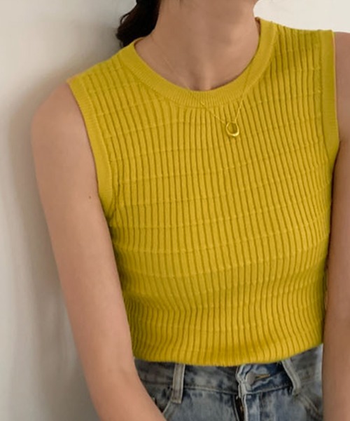 HALEY PESCA（ヘーリーペスカ）の「HALEY PESCA/スリムフィットタンクトップ（タンクトップ・レディース・ホワイト/ブラック/グリーン/イエロー・FREE）」の12枚目の写真