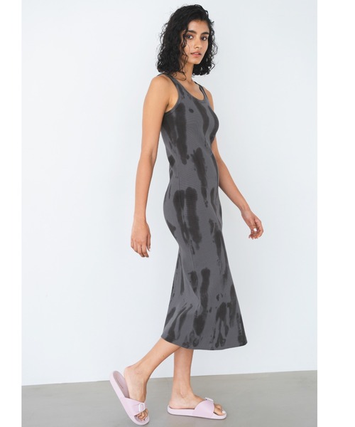 ALEXIA STAM TieDyeRibDress タイダイ柄ワンピース ALEXIA STAM（アリシアスタン）の「Tie Dye Rib Dress /タイダイ