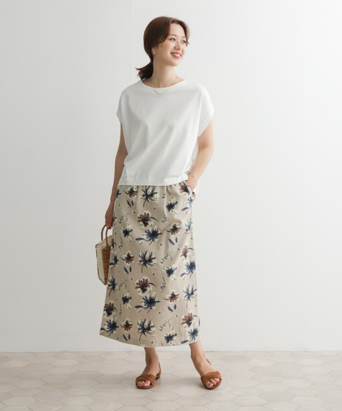 URBAN RESEARCH DOORS(アーバンリサーチドアーズ)の「コットンバックタックフレンチプルオーバー(Tシャツ/カットソー・レディース・ブラック/オフホワイト/ブルー系その他/パープル・MEDIUM)」の16枚目の写真