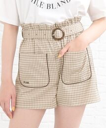 ◆ベルト付きポケットショートパンツ