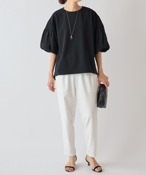 BEARDSLEY 麻混トラックパンツ美品 BEARDSLEY（ビアズリー）の「麻混トラックパンツ（その他パンツ